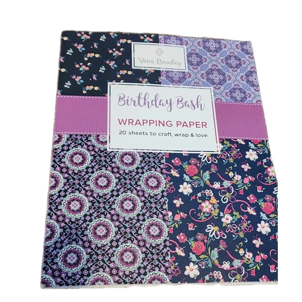 Vera Bradley Birthday Bash Wrapping Paper: 20 Sheets to Craft, Wrap & Love (...